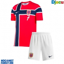 Norveška Alexander Sorloth #7 Domaci Dres za djecu SP 2026 Kratak Rukav (+ Kratke hlače)